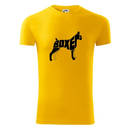 Boxer nápis v tele