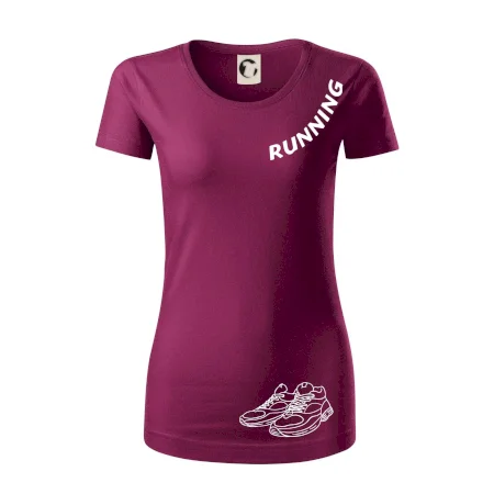 Running nápis šikmo