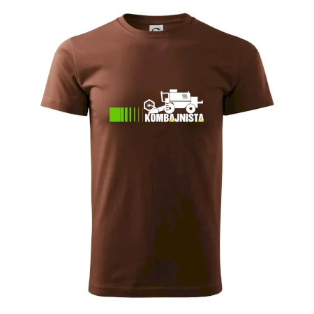 Kombajnista zelená a žltá
