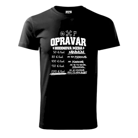 Hodinová mzda - opravár