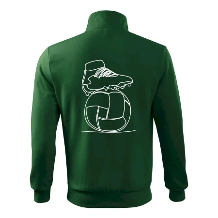 Futbalová lopta kopačka jedným ťahom