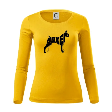 Boxer nápis v tele