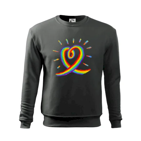 Srdce pride dúha kreslená
