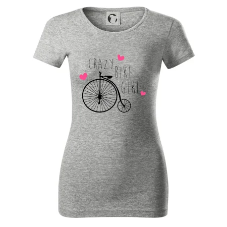 Crazy bike girl