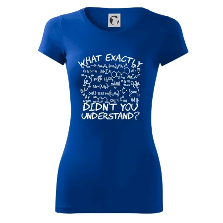 What exactly didnt you understand Chemistry