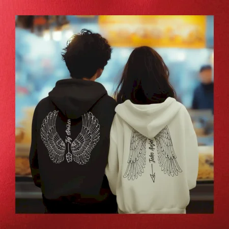 Párova mikina - Jeho anjel , Jej strážca