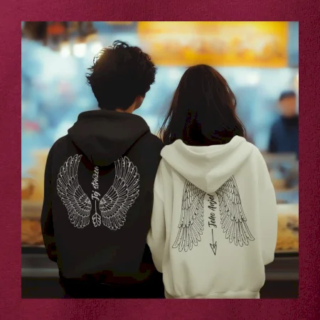 Párova mikina - Jeho anjel , Jej strážca