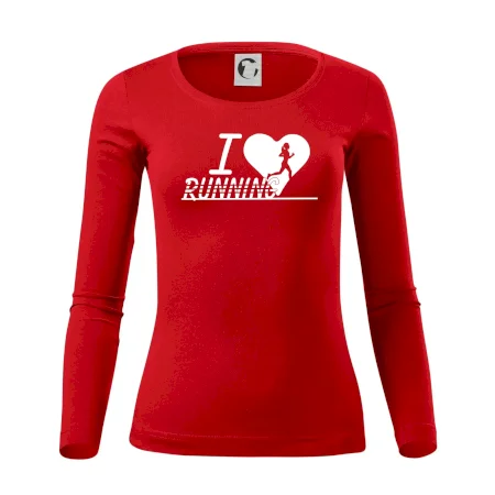 I love running dievča