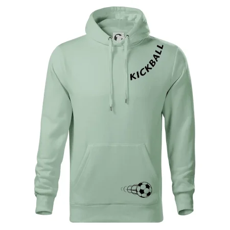 Kickball nápis šikmo