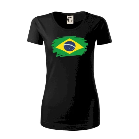 Brazília vlajka štetkou