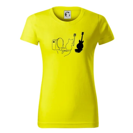 Mačka a gitara WC