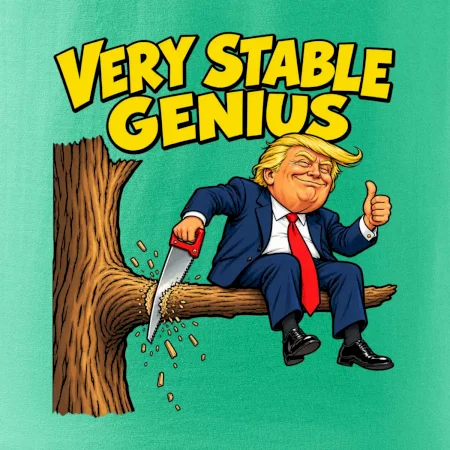 Donald Trump řeže vlastní větev Very stable genius