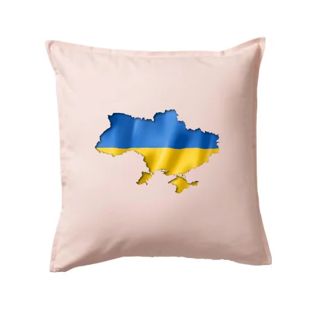 Ukrajina vlajka mapa