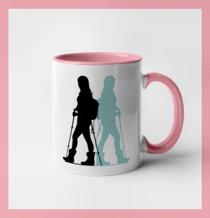 Nordic walking figúry - žena