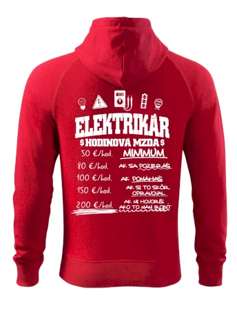 Hodinová mzda elektrikár