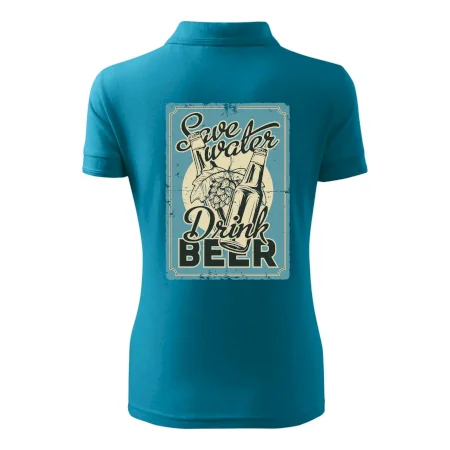 Save water drink beer poster
