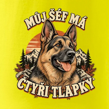 Můj šéf má čtyři tlapky - německý ovčák