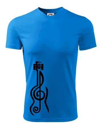 Husľový kľúč gitara