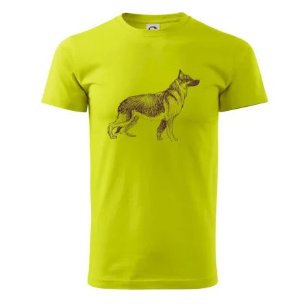 Nemecký ovčiak - kreslený skica  