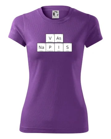 Vlastný nápis - periodická tabuľka