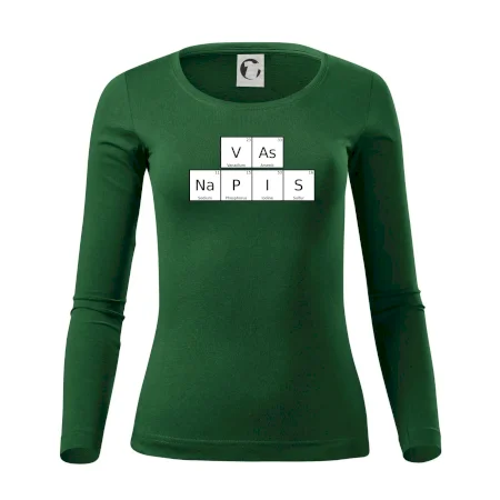 Vlastný nápis - periodická tabuľka