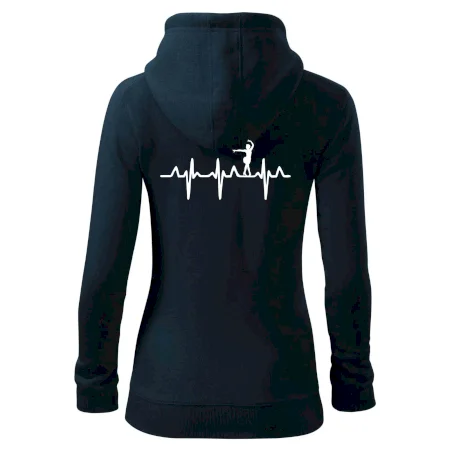 EKG tanečnice salsy