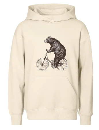 Medveď na bicykli