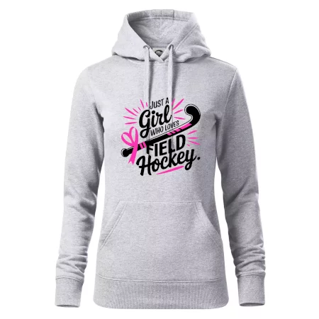 Just a girl who loves field hockey čierno ružové
