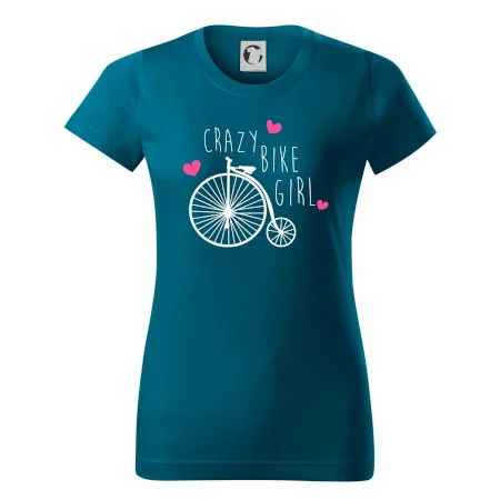 Crazy bike girl