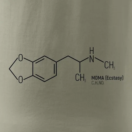Molekulárna štruktúra MDMA Extáza