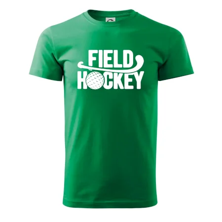 Field hockey loptička a nápis