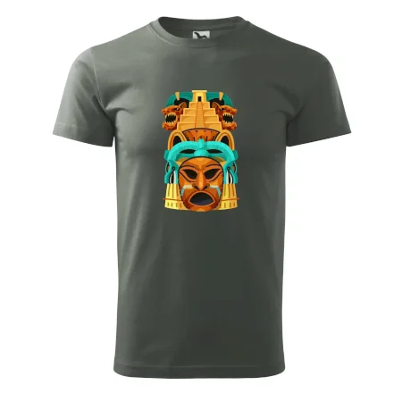 Mayová maska s pyramídou