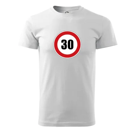 Dopravná značka - obmedzenie rýchlosti 30
