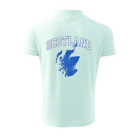 Scotland nápis s mapou