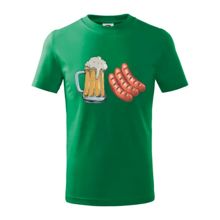Pivo a klobása