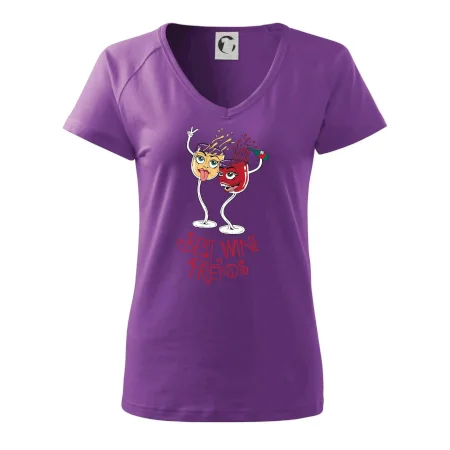 Best wine friends dancing (Pecka design)