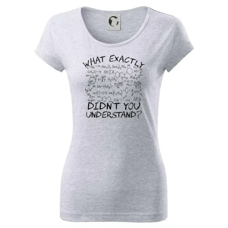 What exactly didnt you understand Chemistry