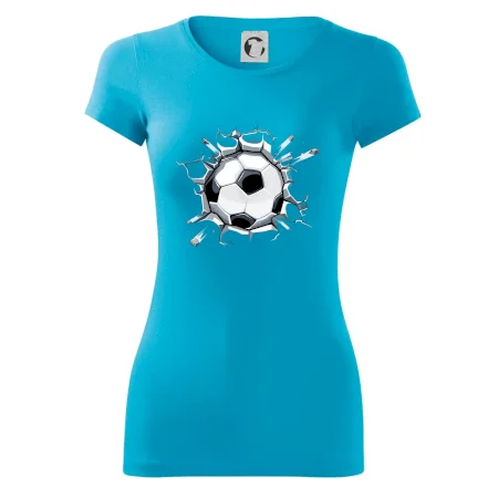Futbalová lopta v triku