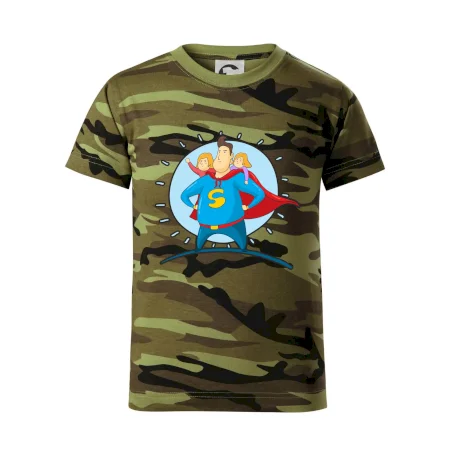 Ocko superman - dievča a dievča