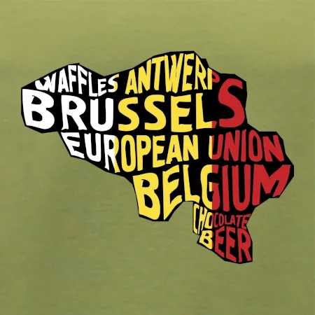 Mapy - názvy miest - Belgicko