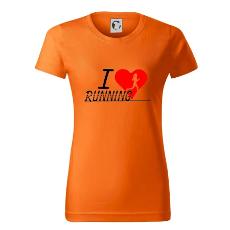 I love running dievča