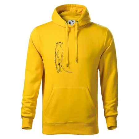 Surikata čierna kresba