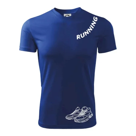 Running nápis šikmo