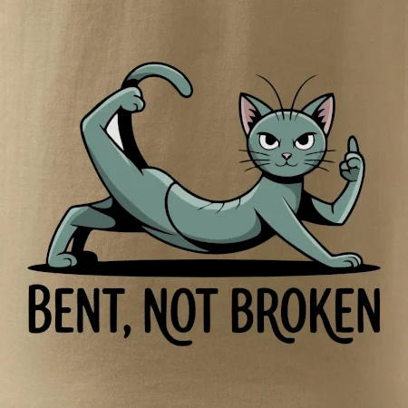Bent, not broken zelená kočka