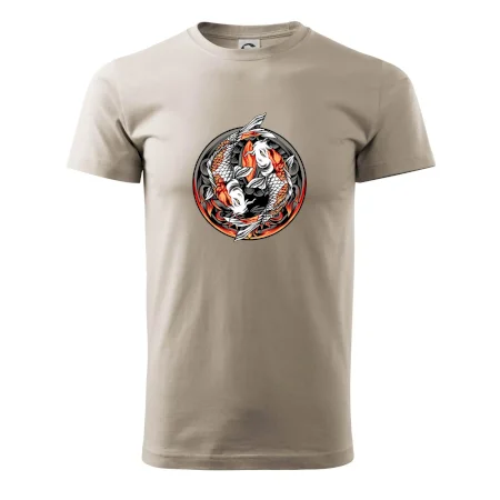 Yin & Yang Koi kapor - oranžový