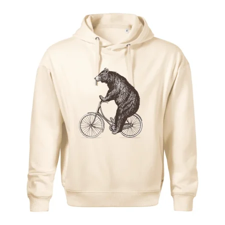 Medveď na bicykli