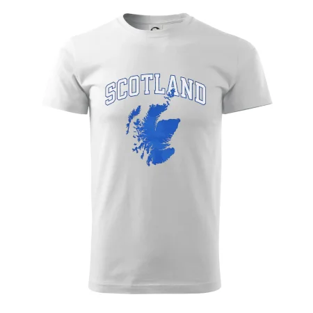 Scotland nápis s mapou