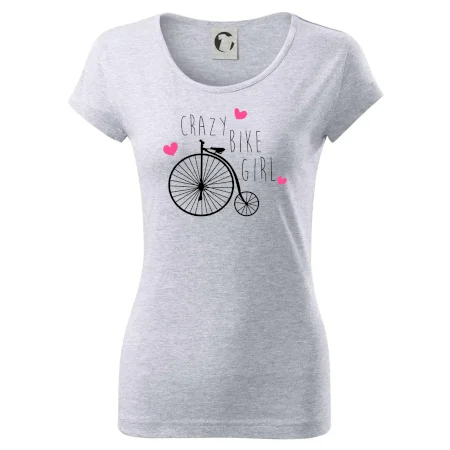 Crazy bike girl