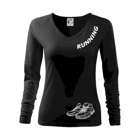 Running nápis šikmo