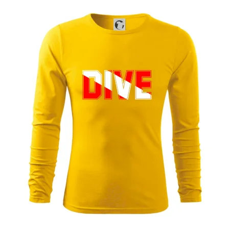 Dive nápis vlajka